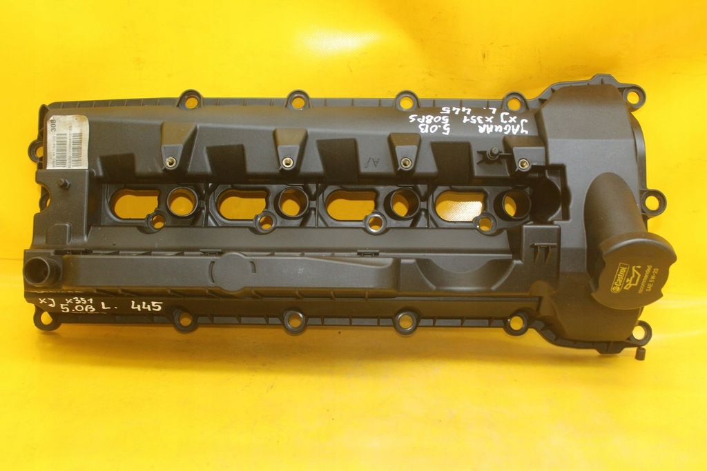 фото №9, Крышка клапанов левая jaguar xj x351 508ps 5.0b v8 8w93 6p052 ae