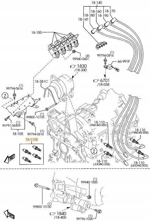 фото №2, 4x свічка запалювання mazda rx-8 se 1.3 renesis оригінал