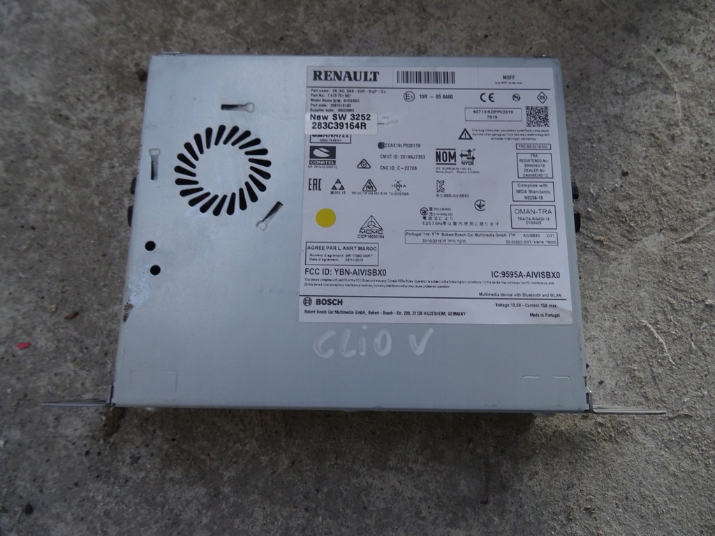 фото №1, Радио navi навигация renault clio v