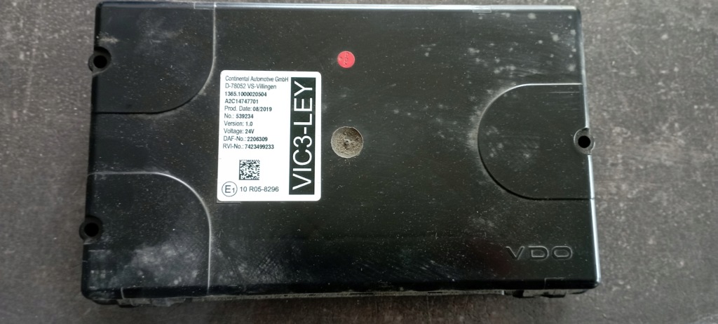 фото №1, Бортовой компьютер блок управления модуль vic3-ley