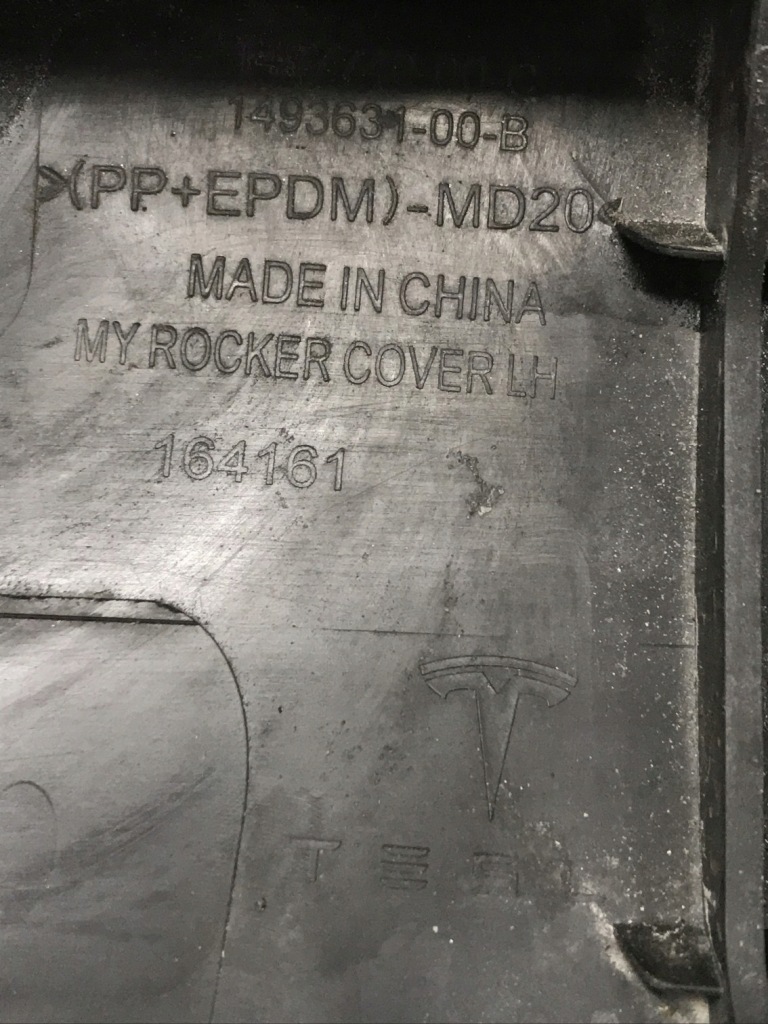 Левая молдинг порог накладка tesla y 1497740-00-c Цена