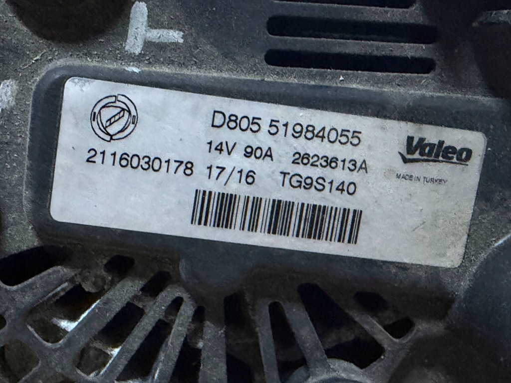Генератор fiat tipo 2 2015 51984055 с Разборки