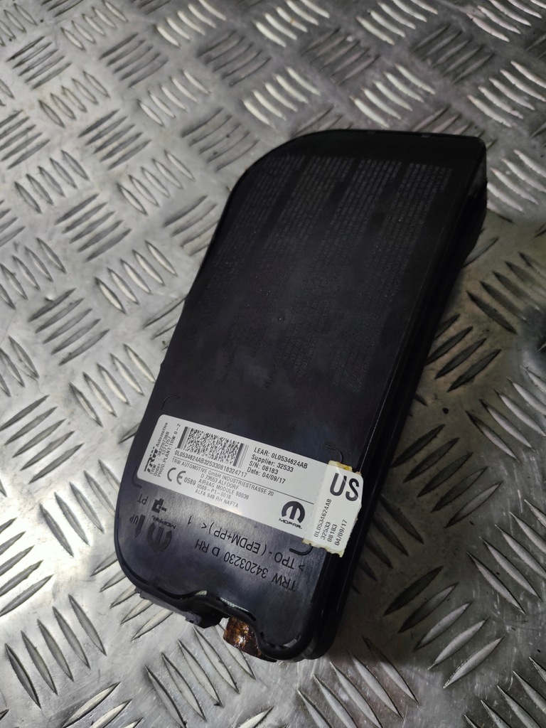 фото №3, Alfa romeo stelvio подушка сидіння aibag права лівий ліва