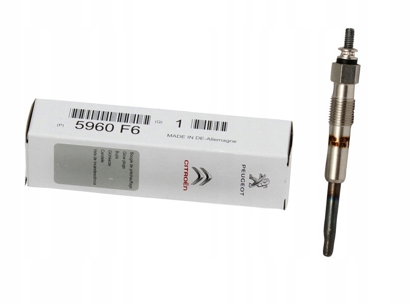 фото №1, Свічки запалювання розжарювання citroen c15 berlingo xsara 1.9 d dw8