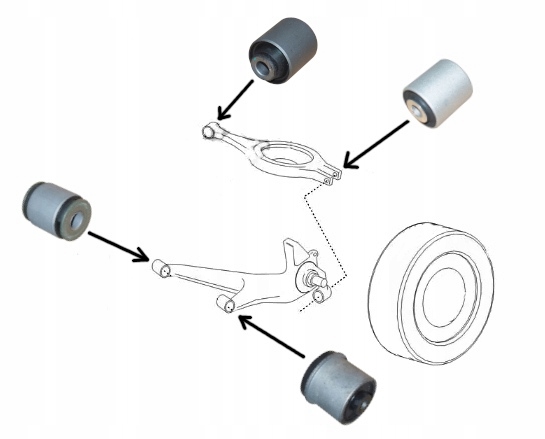 фото №9, Втулка рычага lancia tedgum 00379950 подшипниковый узел, рычаг