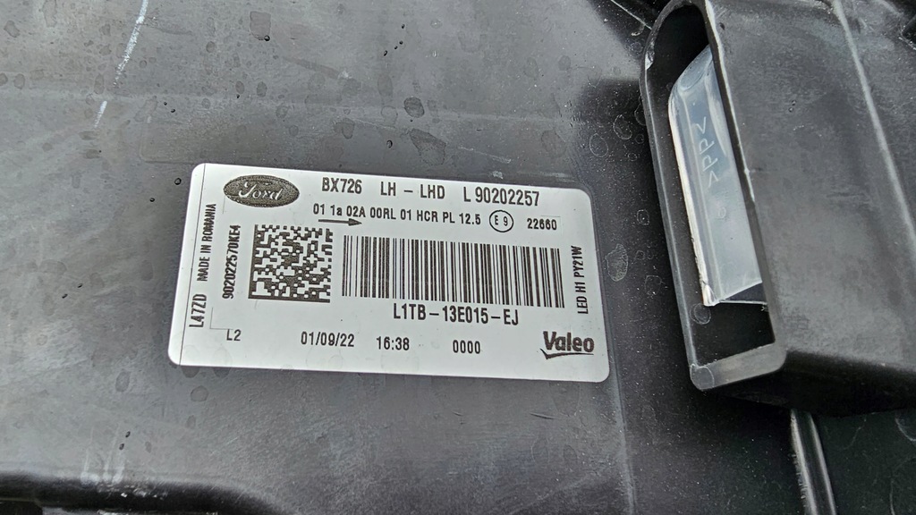 фото №11, Лампа ліва full led ford puma ii l1tb-13e015-ej