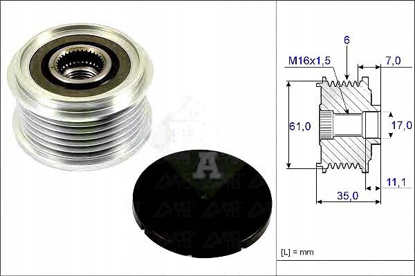 фото №2, Ina сцепление генератор bmw z3 1.9 e36