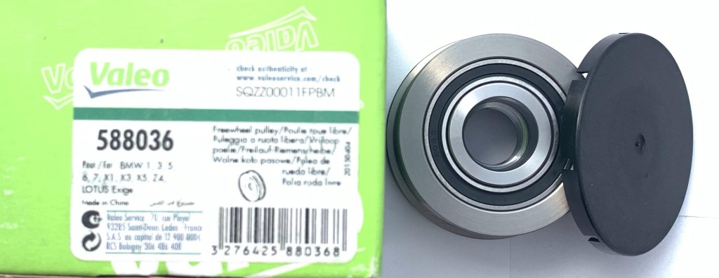 фото №1, Зчеплення генератора valeo bmw 1 e81 e82 e87 e88