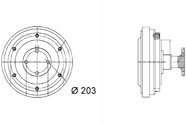 фото №2, Mahle cfc 37 000p сцепление, вентилятор охлаждение