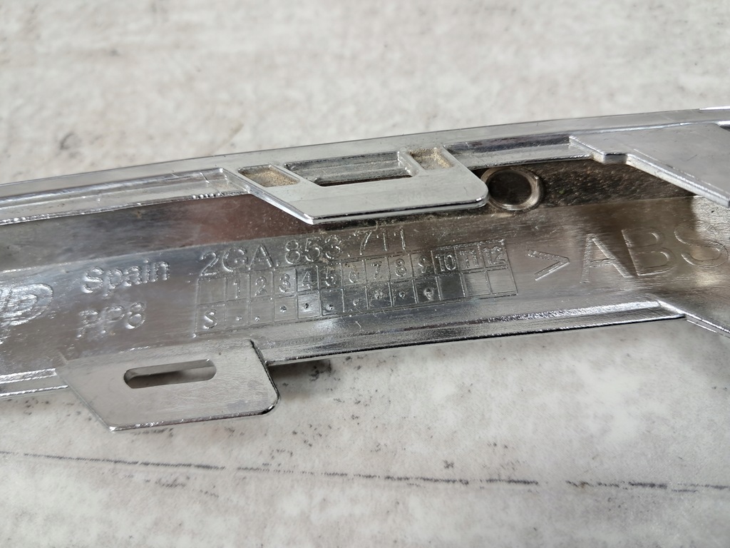 фото №8, Vw t-roc решітка молдинг хром бампера лівий перед 2ga853711