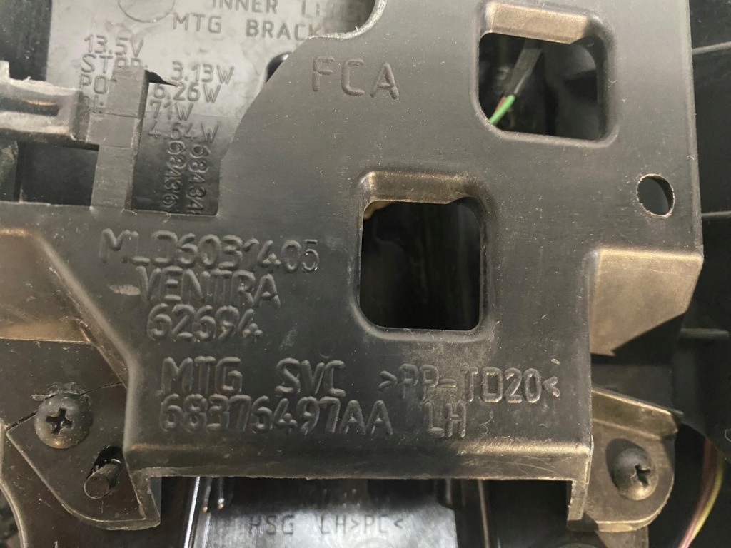 фото №10, Лампа левая задняя jeep wrangler iv jl eu левый задняя 68376497aa