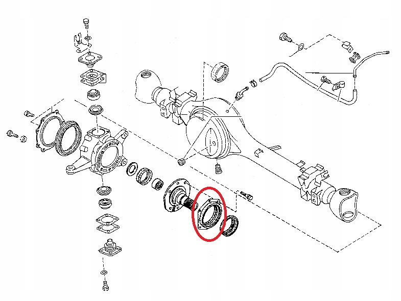 фото №3, Сальник наружный шкворень ступица nissan patrol y60