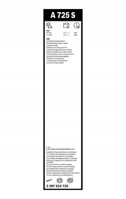 фото №5, Щітки двірник bosch audi a6 allroad c8 2018-