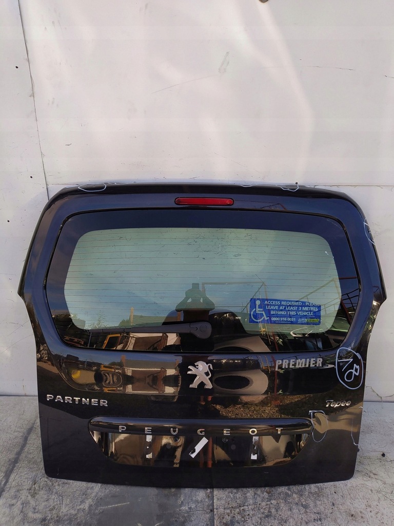 фото №1, Citroen berlingo 3 peugeot partner iii кришка багажника задня задня