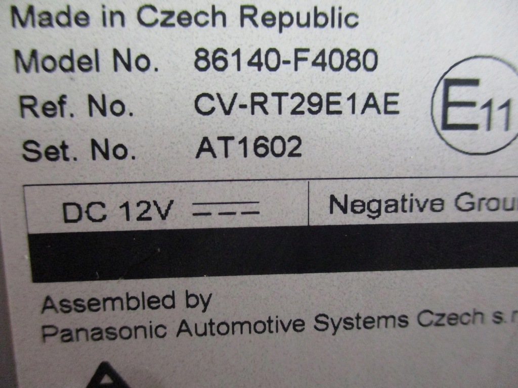 фото №7, Радио навигация toyota c-hr 86140-f4080