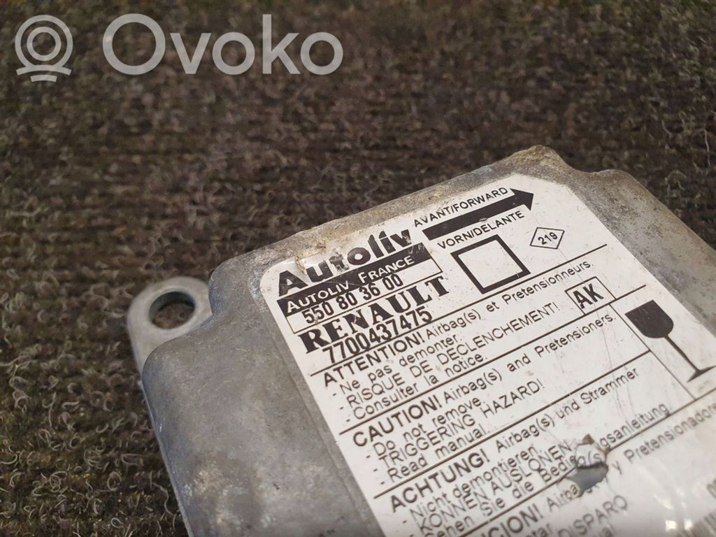 фото №3, Renault megane i 2000 блок керування / модуль подушка безпеки