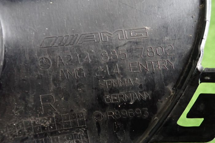 фото №13, Mercedes w214 214 amg e-klasa решётка бампера молдинг правая