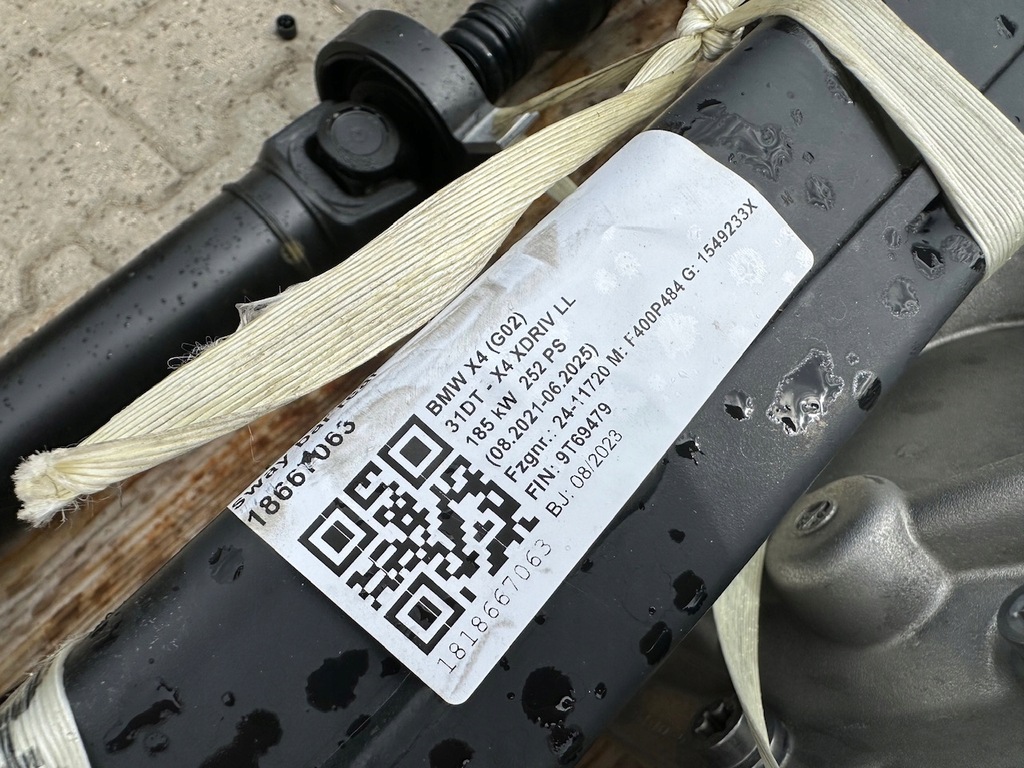 фото №5, Підвіска задні поворотний кулак привідний вал wał амортизатор диференціал bmw x3 g01 x4 g02