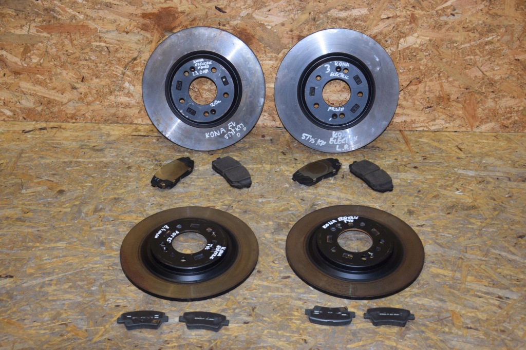 фото №1, Диск гальмівна перед задня гальмівні диски гальмівні колодки kona electric ev 3tyśkm