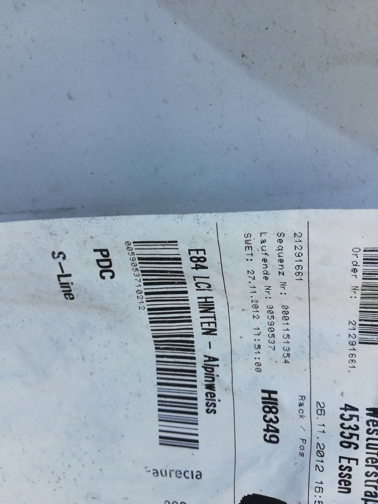 фото №13, Bmw x1 e84 lift 12- бампер задний задняя