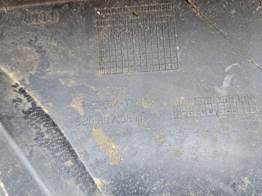 фото №12, Спойлер бампера перед audi q3 8u s-line