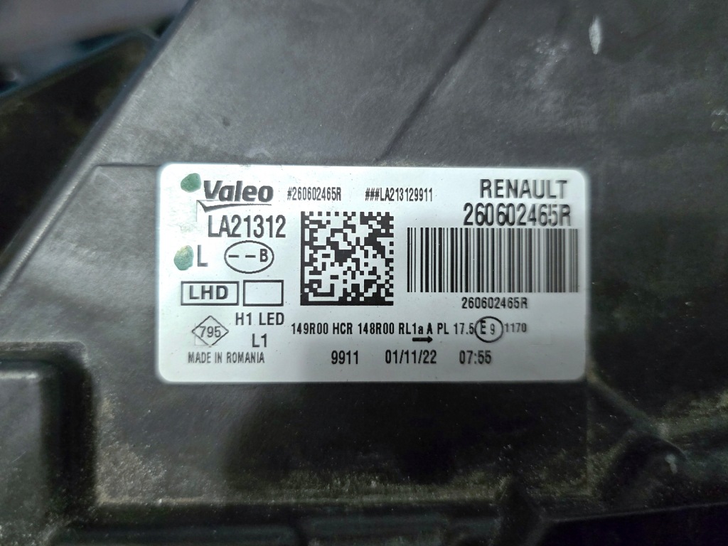 Dacia duster full led рестайлинг  2022 2023 фары фонари перед комплект европа Киев