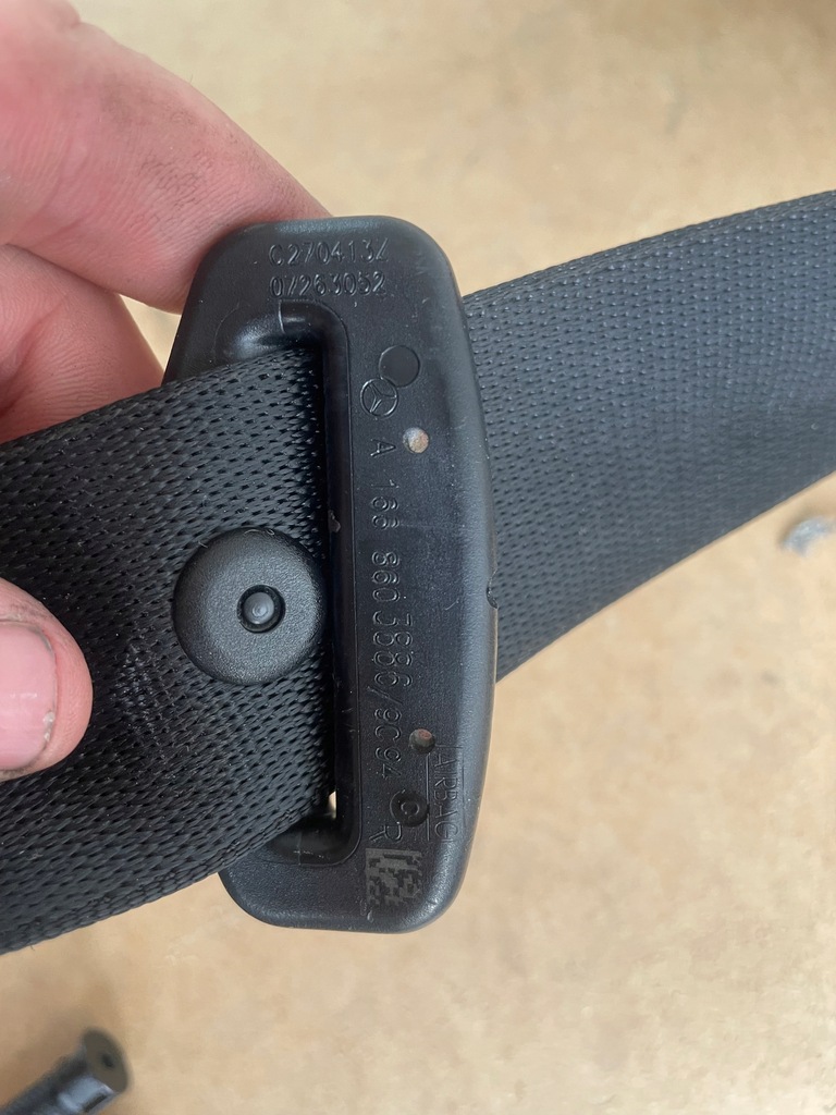 фото №9, Консоль подушка безпеки ремені mercedes w166 x166 gl комплект оригінал