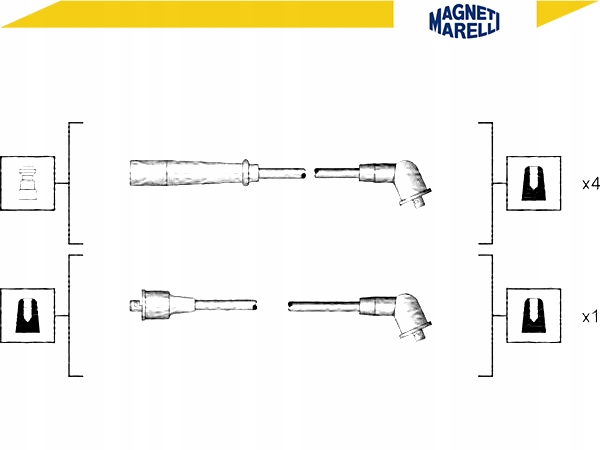 Magneti marelli дроти запалювання suzuki magneti Доставка