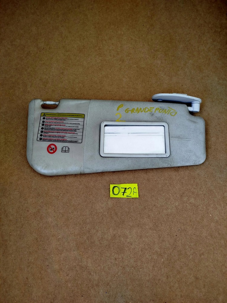 фото №1, Захист сонцезахисна права козирок пасажира fiat grande punto