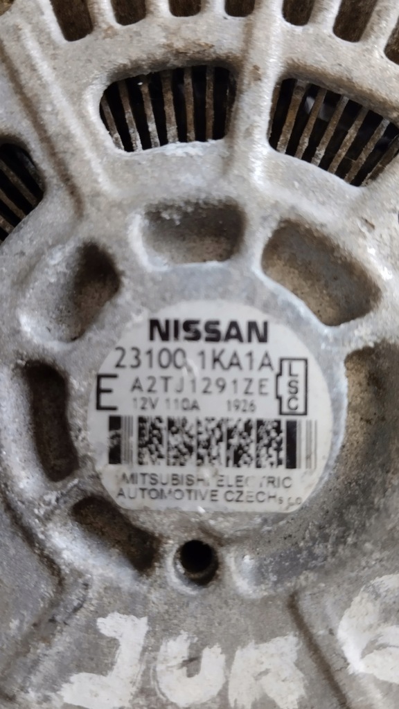 фото №10, Генератор nissan juke f15 1.6 b 1.6 16v 23100-1ka1a