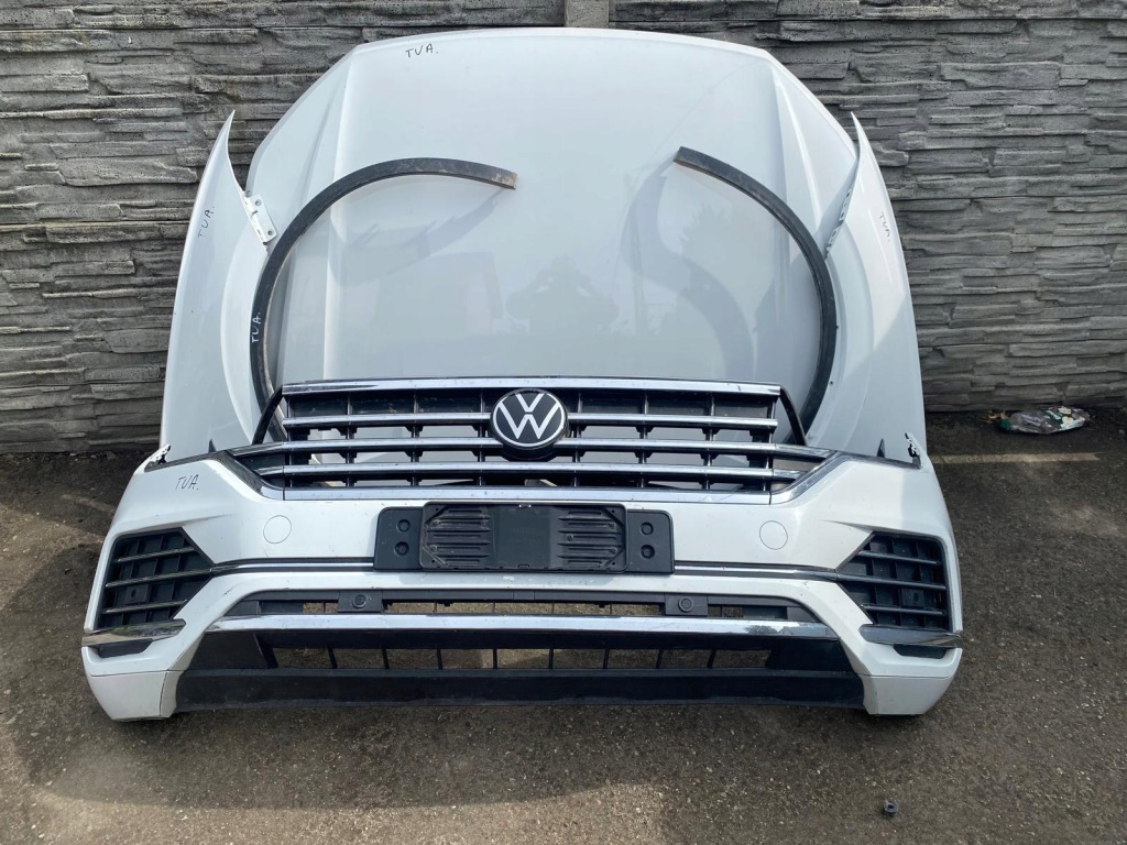 фото №1, Бампер капот лампа pas kompletny перед vw touareg iii