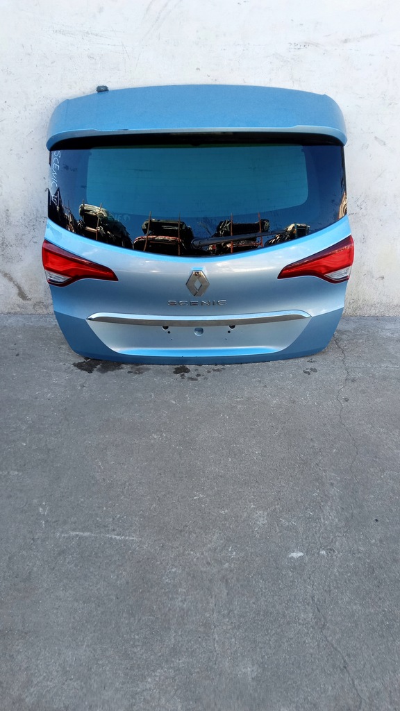 фото №10, Renault scenic iv 16- крышка багажника задняя задняя багажника