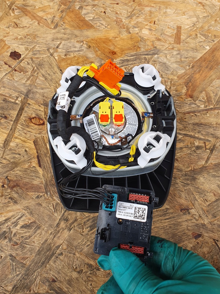 фото №9, Подушка подушка безопасности руля vw phaeton ii lift