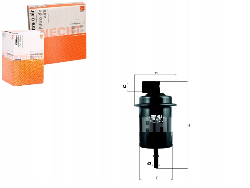 фото №1, Knecht фильтр топлива hyundai atos 1.1 08.03-12.08