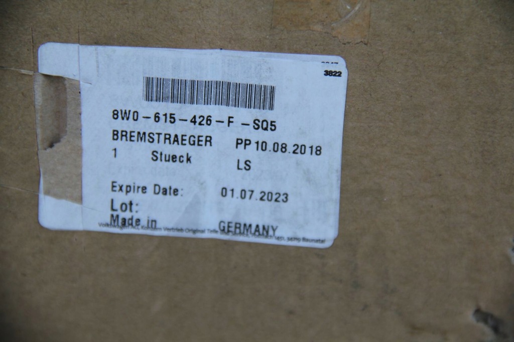 фото №5, Скоба гальма audi a6 a7 vw touareg 8w0615426f