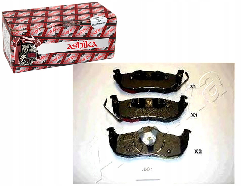 фото №1, Тормозные колодки тормозные jeep commander 3.0crd ashika