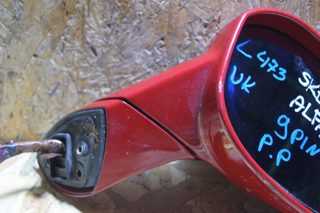 фото №5, Alfa romeo brera зеркало правое 9 pin uk складной