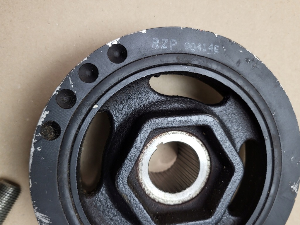 фото №2, Шкив коленчатого вала шпонка болт honda accord 8 viii 2.0 benz. оригинальный номер