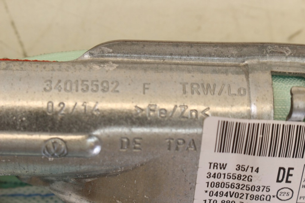 фото №9, Правая шторка безопасности 1t0880742m vw touran ii 2010-2015r