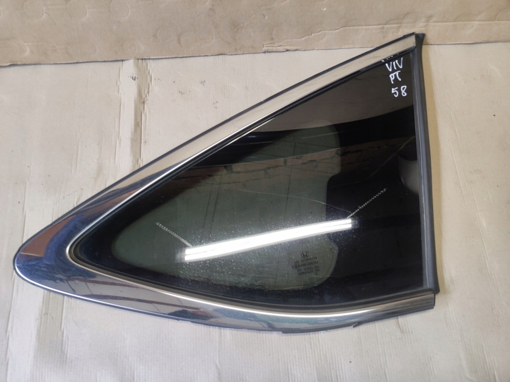 фото №1, Honda cr-v iv 12-16r стекло правая задняя кузовная хром рамка