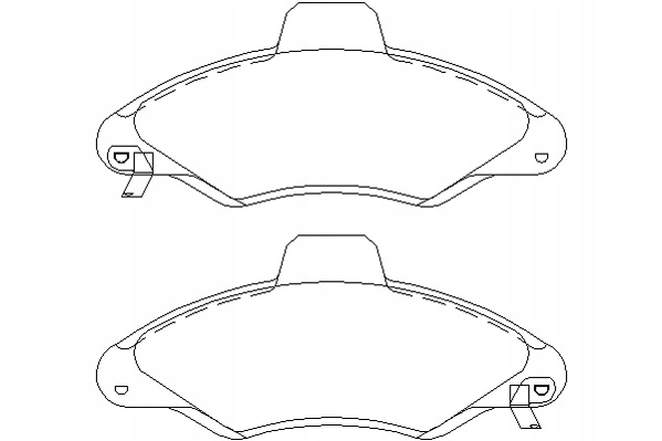 Купити Гальмівні колодки ham. перед ford escort vi