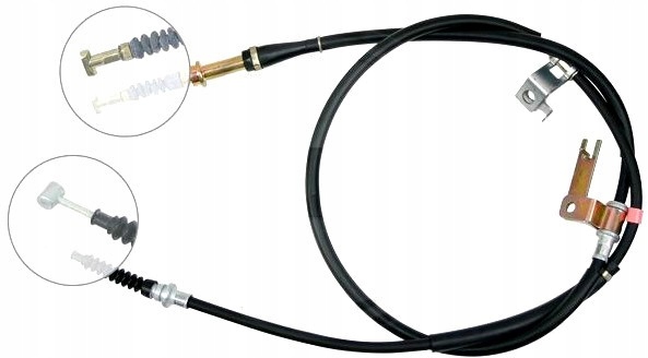 фото №1, Трос тормоза ручного mazda premacy 01- lt
