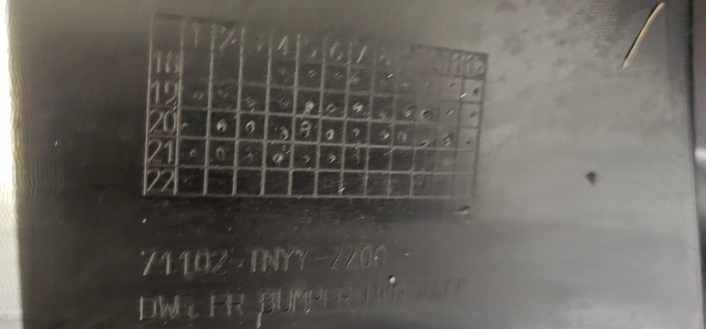 фото №16, Накладка бампера перед honda cr-v v lift 19-23