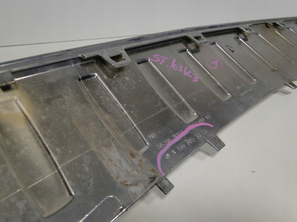 фото №8, Mercedes gle w166 166 молдинг захист хром задня