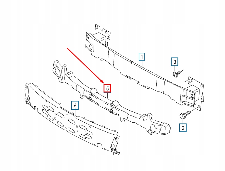 фото №10, Audi rs3 quattro 8v передняя часть бампер foam filler piece 8v5807550b