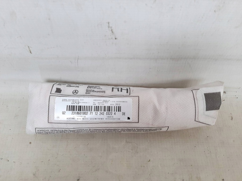 фото №1, Подушка безопасности подушка сиденье правая mercedes sl r231 w231