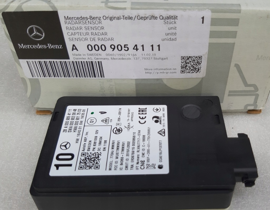 фото №7, Mercedes радар ассистент 0009054111