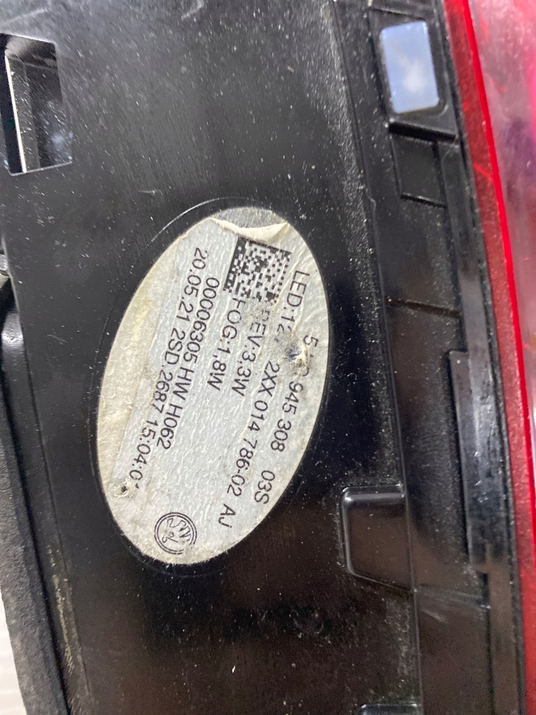 фото №7, Skoda enyaq iv лампа led задняя задняя левая правая комплект 5lg945307b