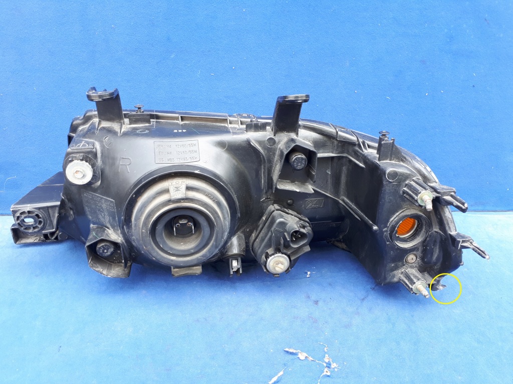 фото №7, Mitsubishi pajero sport 00-06 фара лампа правый