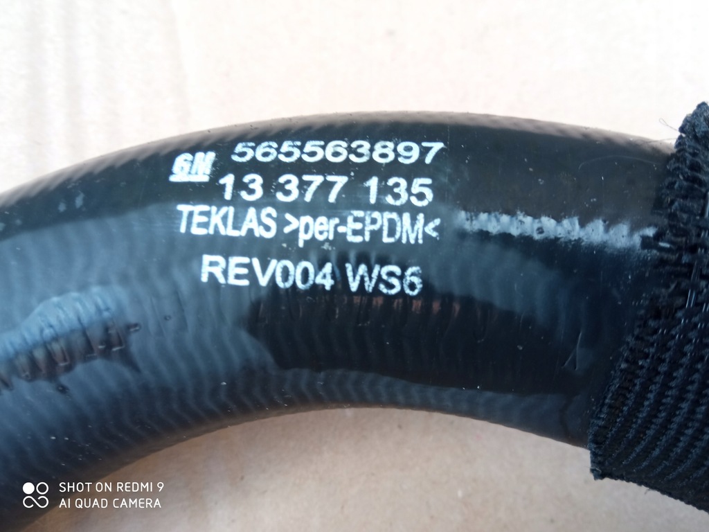 фото №5, Opel astra k шланг жидкость охлаждающей 13377135